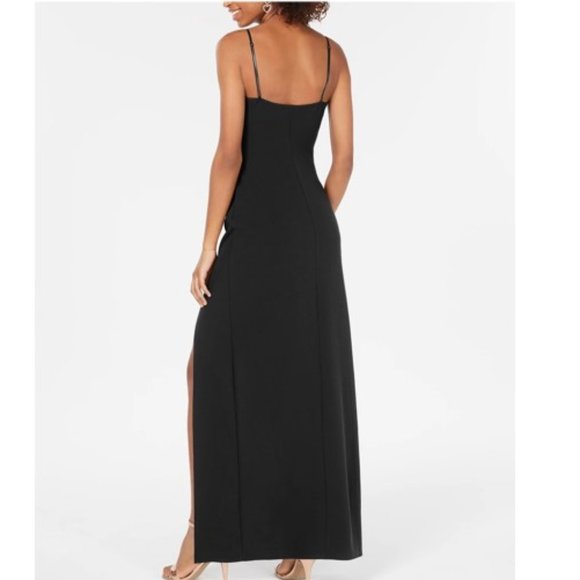 Emerald Sundae High-Slit Gown - Picture 2 of 3